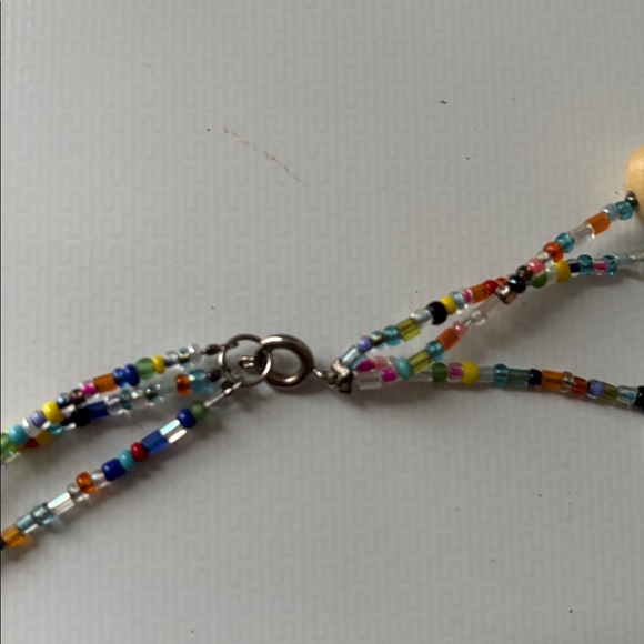 Handmade Multicolor Multistrand Beaded Necklace - Picture 5 of 6